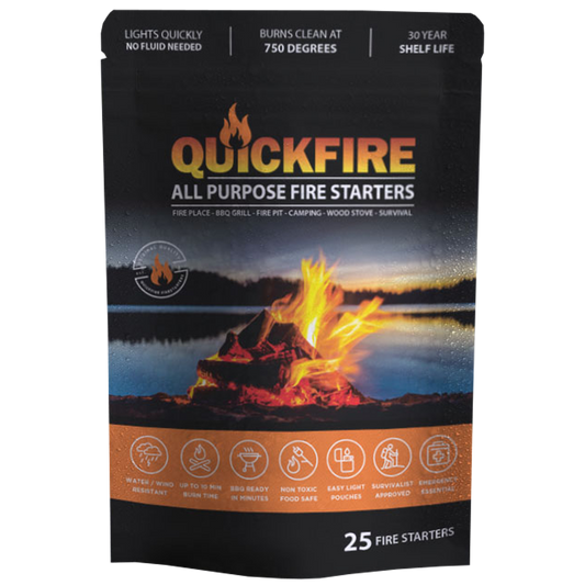 25 PC Bag Quickfire All Purpose Firestarters