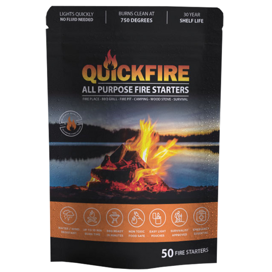 50 PC Bag QuickFire All Purpose Firestarters